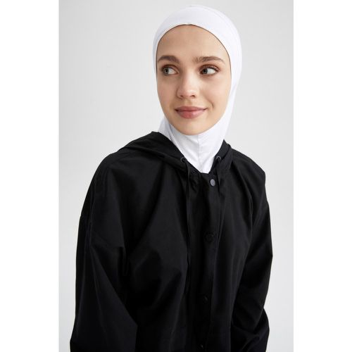 Viscose Headscarf - White - DeFacto - Modalova