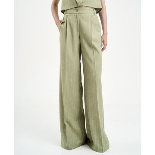 Pantaloni gessato verde - Access - Modalova