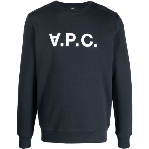V.P.C. felpa in cotone con stampa logo - A.P.C. - Modalova