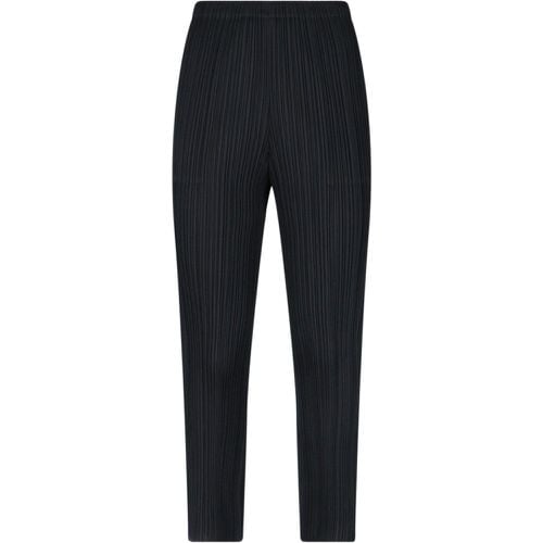 Pantaloni dritti plissettati - Pleats Please - Modalova