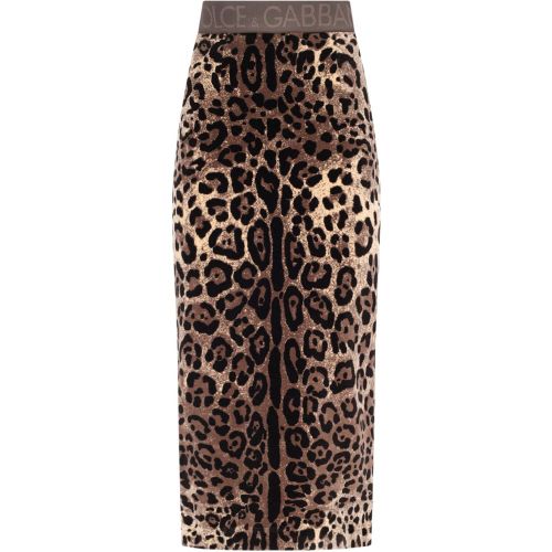 Dolce & gabbana gonna midi animalier - Gonne maxi - Modalova