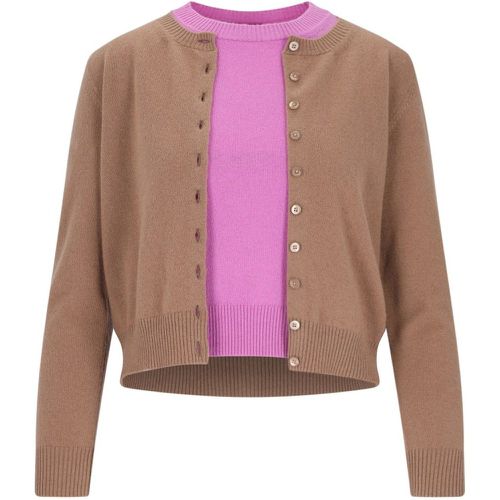 Cardigan crop con maglia - Canessa - Modalova