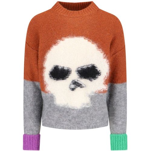 Maglione intarsio "Skull" - ERL - Modalova