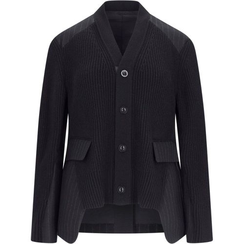 Giacca cardigan ibrida - Sacai - Modalova