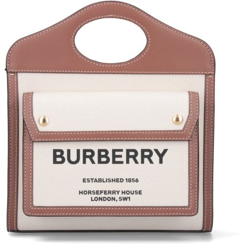 Borsa tote mini "Pocket" - Burberry - Modalova