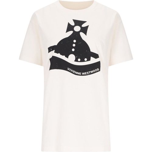 T-shirt stampata "Sunken Orb" - Vivienne Westwood - Modalova