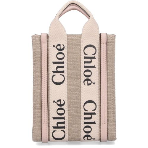 Borsa mini "Woody North South" - Chloé - Modalova