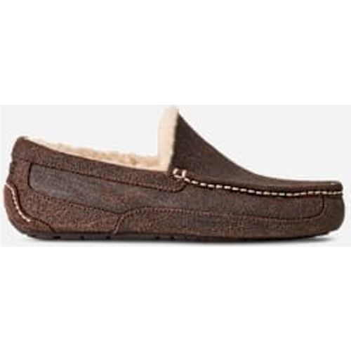 Chausson en cuir Ascot effet vieilli in , Taille 40, Daim - Ugg - Modalova