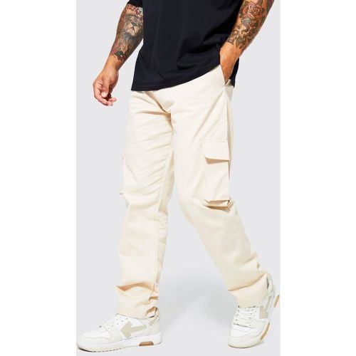 Pantalón Chino Holgado Cargo - boohoo - Modalova