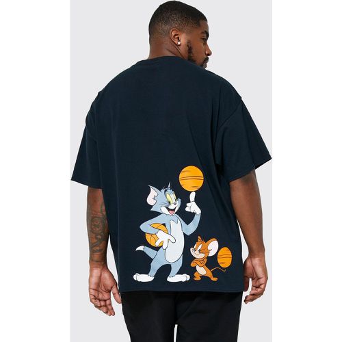 T-shirt Plus Size ufficiale da basket Tom & Jerry - boohoo - Modalova