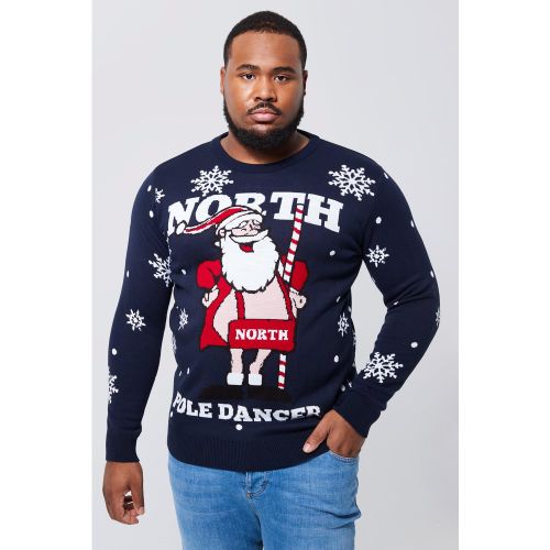 Jersey Plus Navideño Con Estampado North Pole Dancer - boohoo - Modalova