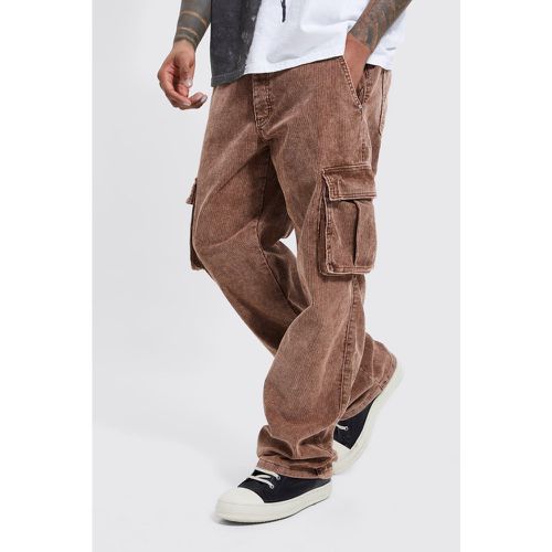 Pantaloni Cargo rilassati in lavaggio acido - boohoo - Modalova