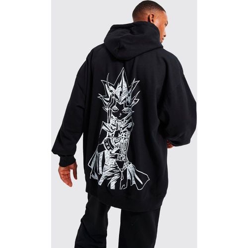 Felpa oversize ufficiale Yu-gi-oh con cappuccio - boohoo - Modalova