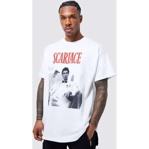 T-shirt oversize ufficiale Scarface - boohoo - Modalova