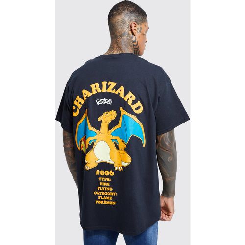 Camiseta Oversize Con Estampado De Pokemon Charizard - boohoo - Modalova