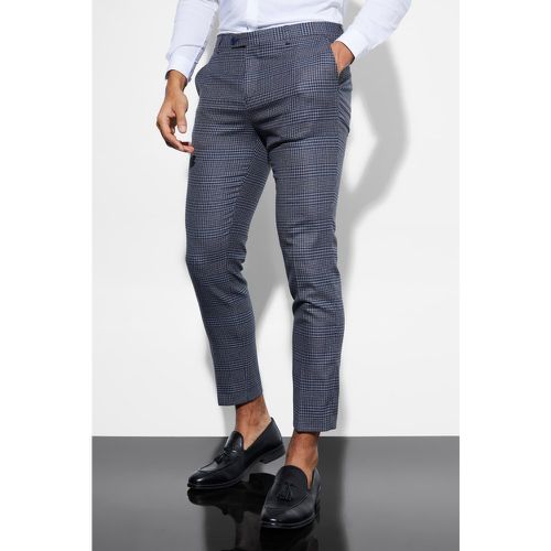 Pantaloni completo alla caviglia Skinny Fit a quadri - boohoo - Modalova