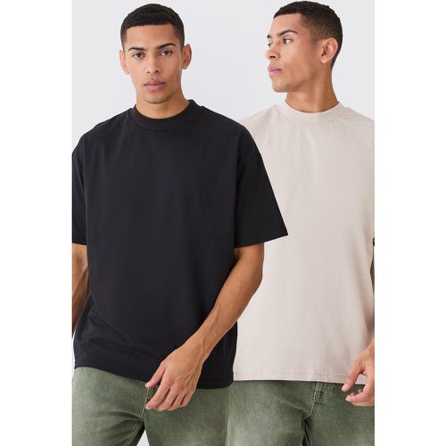 Pack De 2 Camisetas Oversize Gruesas - boohoo - Modalova