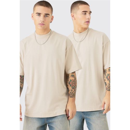 Pack De 2 Camisetas Oversize Gruesas - boohoo - Modalova