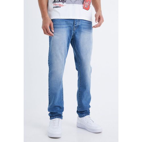 Jeans Tall Slim Fit in denim rigido - boohoo - Modalova