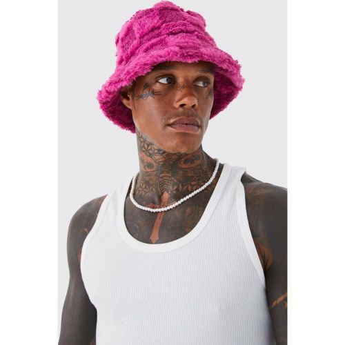 Gorro De Pescador Suave Con Estampado De Cuadros - boohoo - Modalova