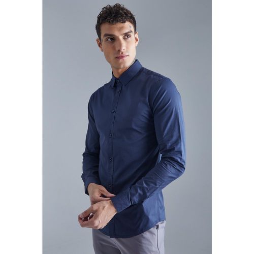 Camicia Slim Fit a maniche lunghe - boohoo - Modalova