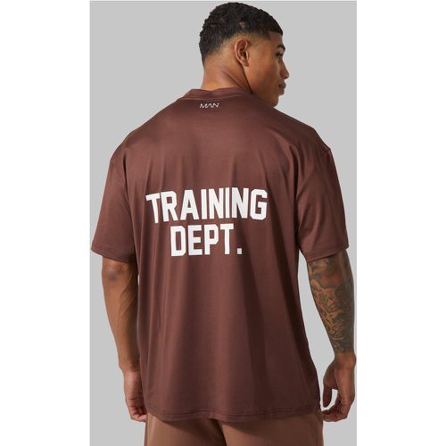 T-shirt oversize Man Active Training Dept per alta performance - boohoo - Modalova