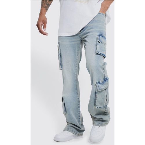 Jeans Cargo extra comodi, Azzurro - boohoo - Modalova