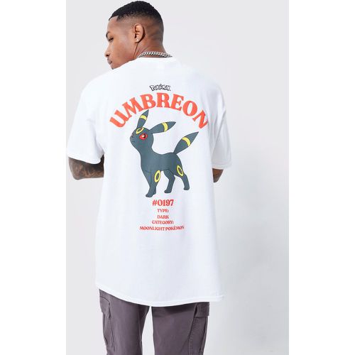 T-shirt oversize ufficiale Pokemon Umbreon - boohoo - Modalova