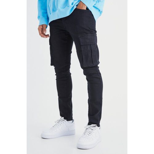 Jeans Cargo Skinny Fit in Stretch - boohoo - Modalova