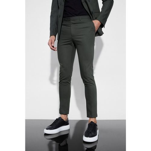 Pantaloni Super Skinny Fit color kaki - boohoo - Modalova