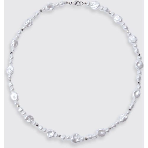 Collar De Perlas, Blanco - boohoo - Modalova