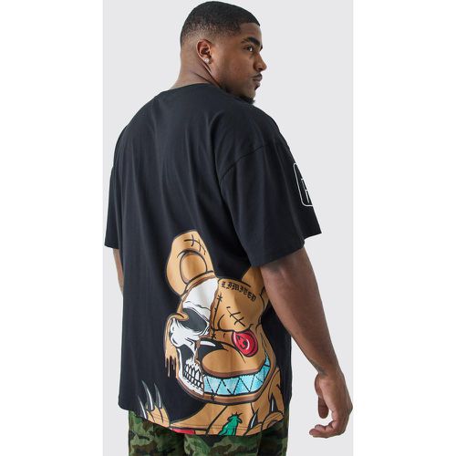 T-shirt Plus Size oversize Ofcl Man con grafica Teddy - boohoo - Modalova