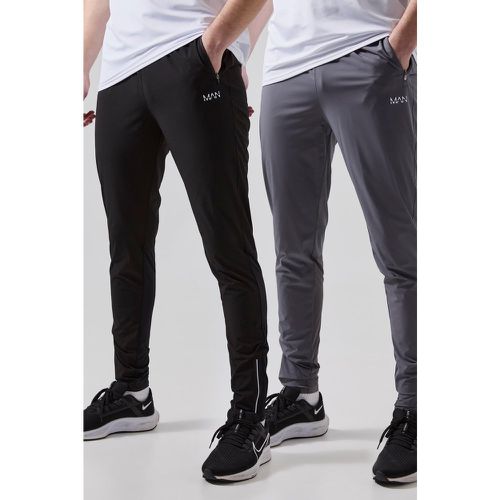 Pack De 2 Pantalones De Chándal Tall Man Active Deportivos Ligeros - boohoo - Modalova