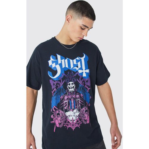 Camiseta Oversize Con Estampado De Ghost Band - boohoo - Modalova