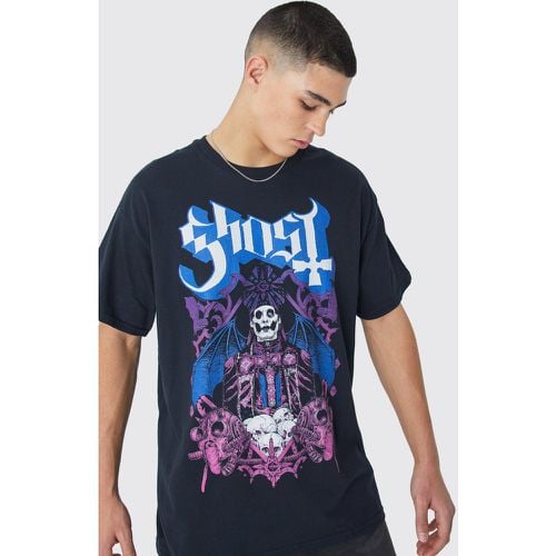 T-shirt oversize ufficiale Ghost Band - boohoo - Modalova