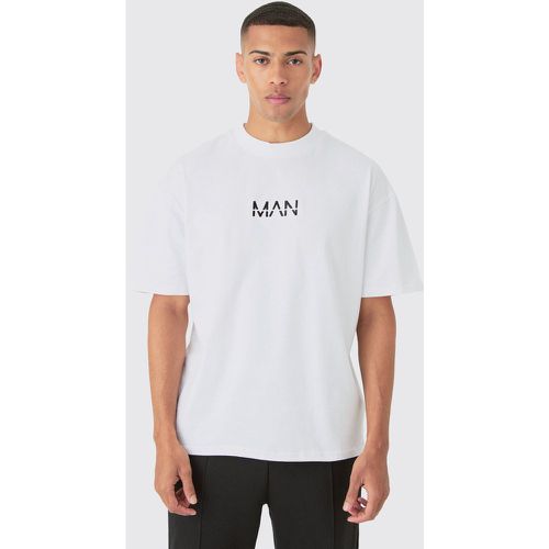 T-shirt oversize pesante Man Dash - boohoo - Modalova