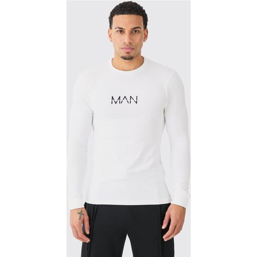 Man Dash Muscle Fit Long Sleeve T-Shirt - boohoo - Modalova
