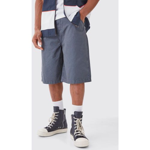 Pantalón Deportivo Desteñido Con Cintura Fija - boohoo - Modalova