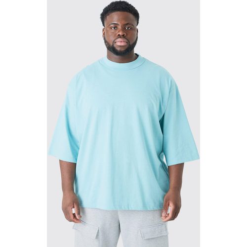 Camiseta Plus Oversize Gruesa Con Estampado Cardado - boohoo - Modalova