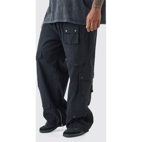 Pantalón Plus Cargo Holgado Con Cintura Elástica - boohoo - Modalova