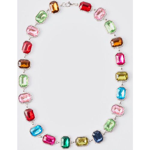 Collar Con Piedras Multicolor - boohoo - Modalova