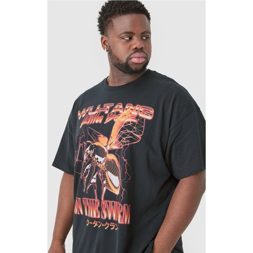 Camiseta Plus Oversize Negra Con Estampado De Wu Tang - boohoo - Modalova