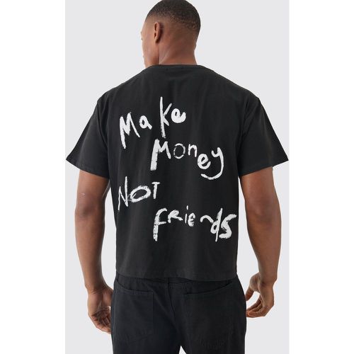 Make Money Not Friends Slogan Baby Tee - boohoo - Modalova