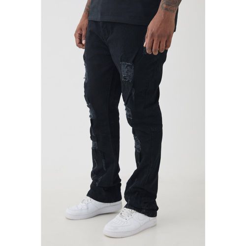 Jeans a zampa Plus Size Skinny Fit con strappi e smagliature - boohoo - Modalova