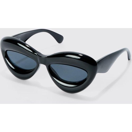 Chunky Frame Sunglasses In Black - boohoo - Modalova