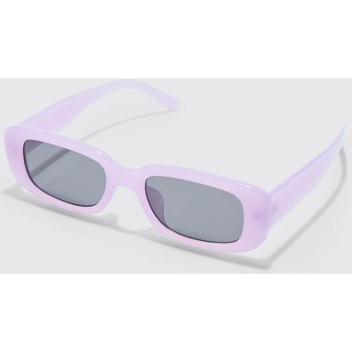 Gafas De Sol Rectangulares De Plástico En Rosa - boohoo - Modalova