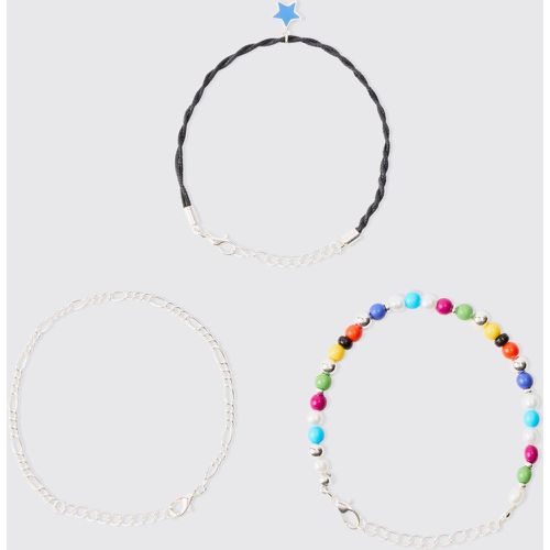 Pack De 3 Pulseras Con Colgante De Estrella - boohoo - Modalova