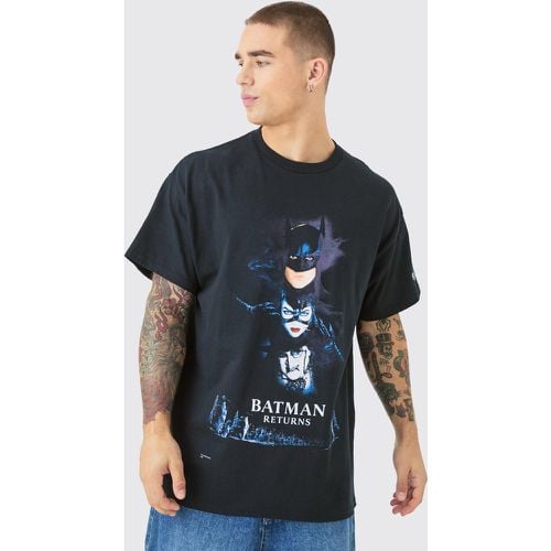 T-shirt oversize ufficiale Batman Il ritorno - boohoo - Modalova