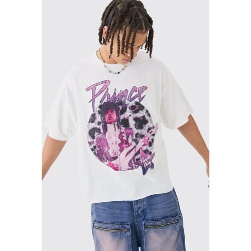 Camiseta Oversize Recta Con Estampado De Prince - boohoo - Modalova