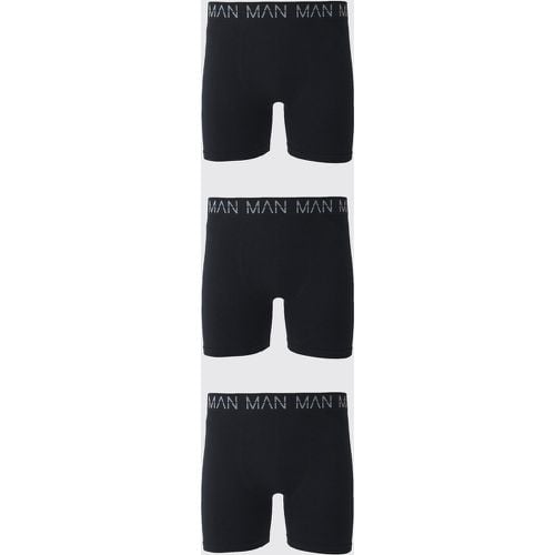 Boxer lunghi Man Active senza cuciture da 7 pollici - set di 3 paia - boohoo - Modalova